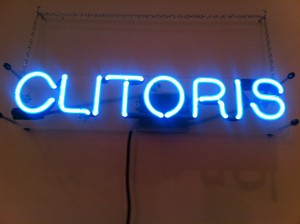 Ingrid Lahti "Clitoris" Neon 2012 from After Dinner Party